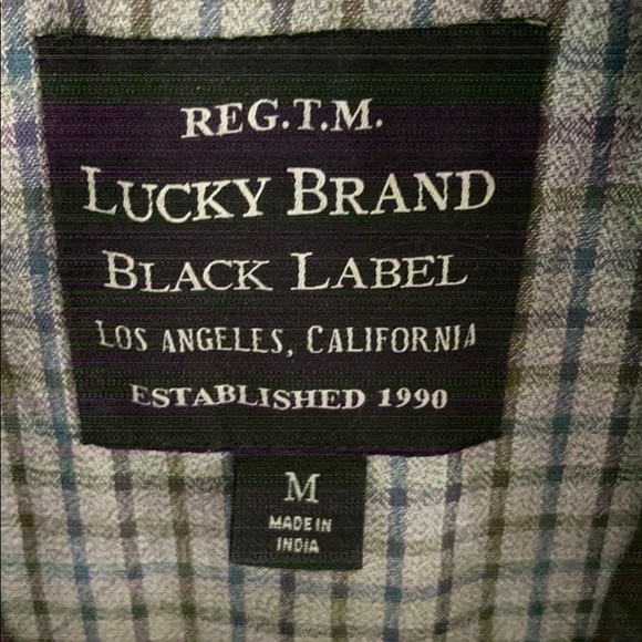 Men’s Lucky Brand Genuine Brown Leather Jacket - Picture 2 of 2